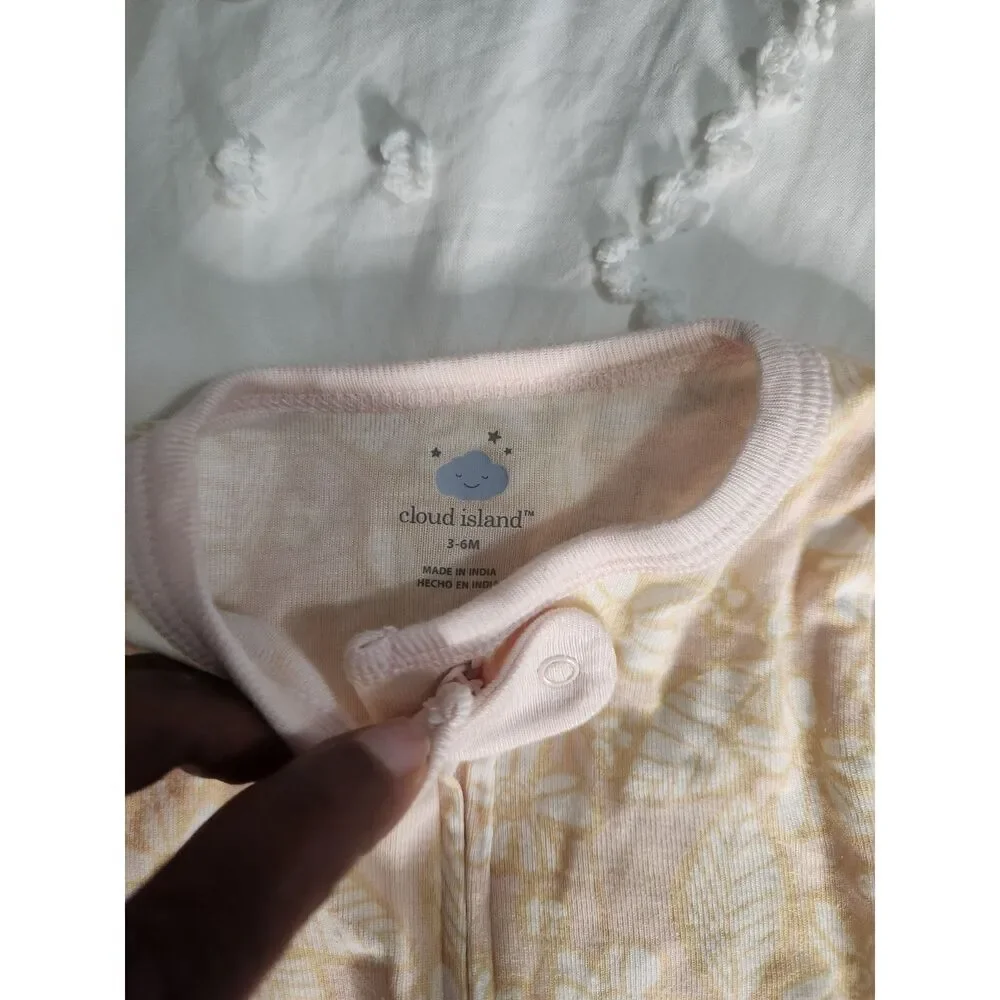 Baby Sleeper & Gown Bundle – Cloud Island & Carter’s (3–6M)